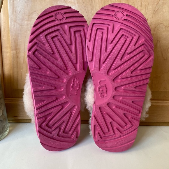 UGG Cozy II Sheepskin kids Slippers Pink Kids s3 - Picture 5 of 8